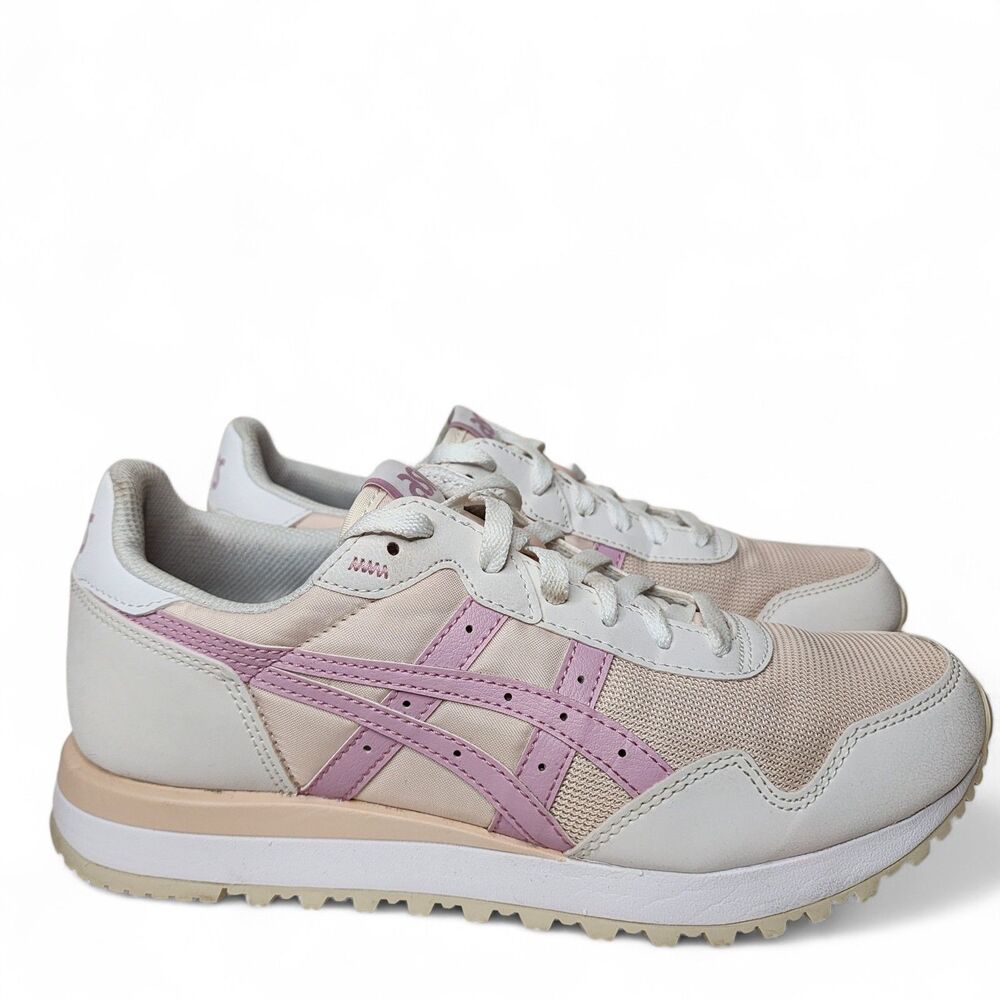 Asics Tiger Runner Shoes Womens Athletic Jogging Gym Size 9.5 Pearl Pink Rose